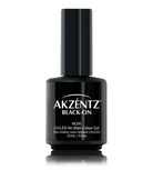 Akzentz Black-On 15ml black gel bottle