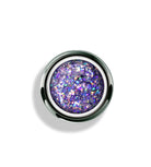 Akzentz Gel-Play Glitter Crush Purple professional nail art gel in open jar
