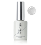 Akzentz Gel-Play Magnetic Clear Silver 10 mL bottle with color-effect swatch