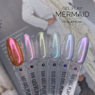 Akzentz Gel-Play Mermaid glitter-shifter color swatches