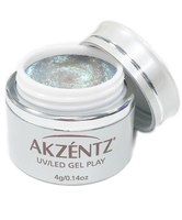 Akzentz Gel-Play Mermaid Tidal Teal open gel jar