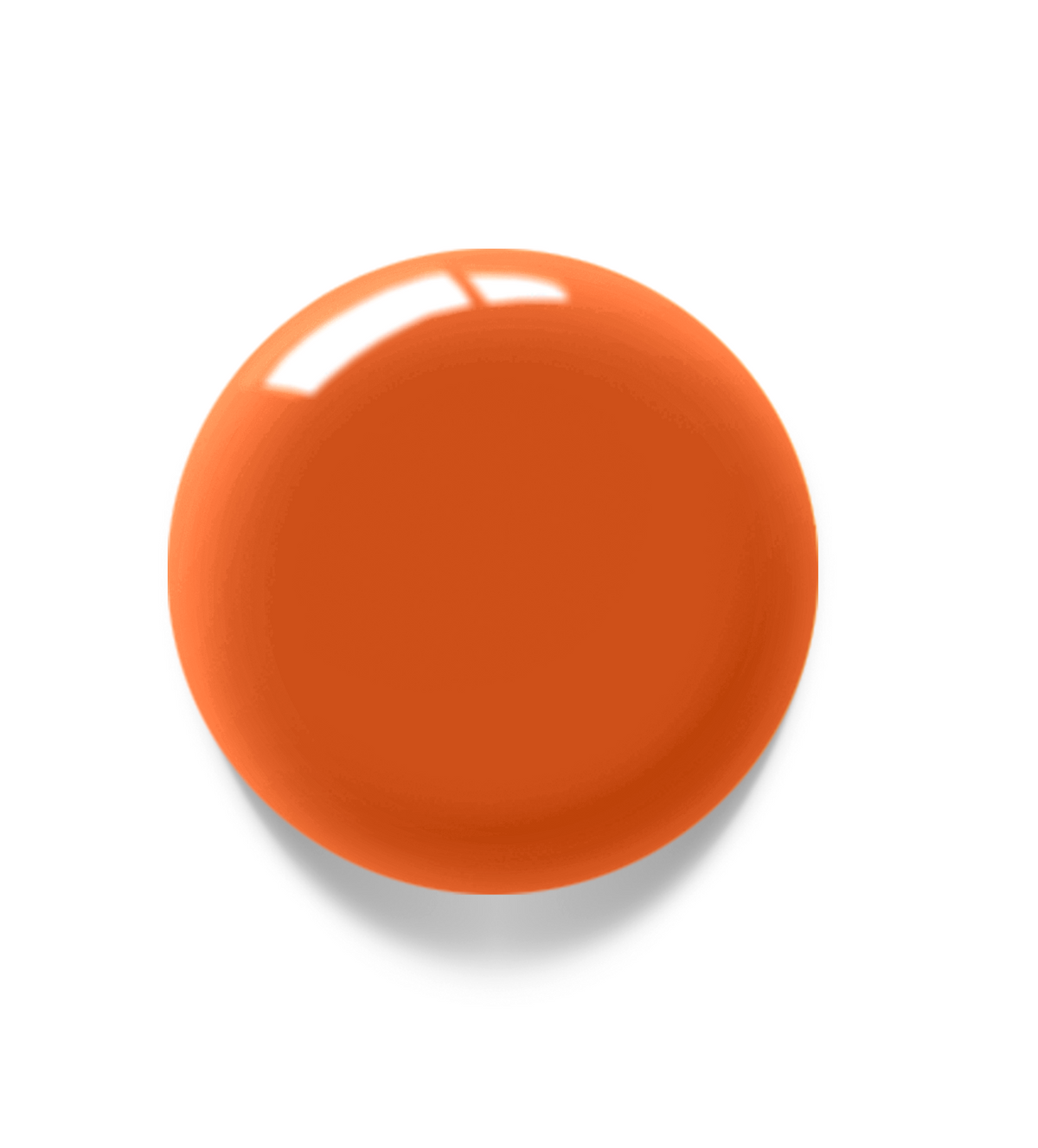 Akzentz Luxio Adobe rich orange gel color swatch