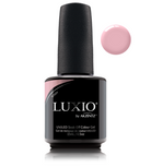 Akzentz Luxio Bossy 15 mL gel polish bottle with small round color swatch
