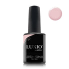 Akzentz Luxio Bossy 15 mL gel polish bottle with color swatch