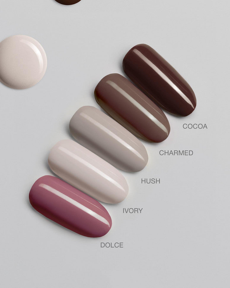Akzentz Luxio Charmed gel color and finish