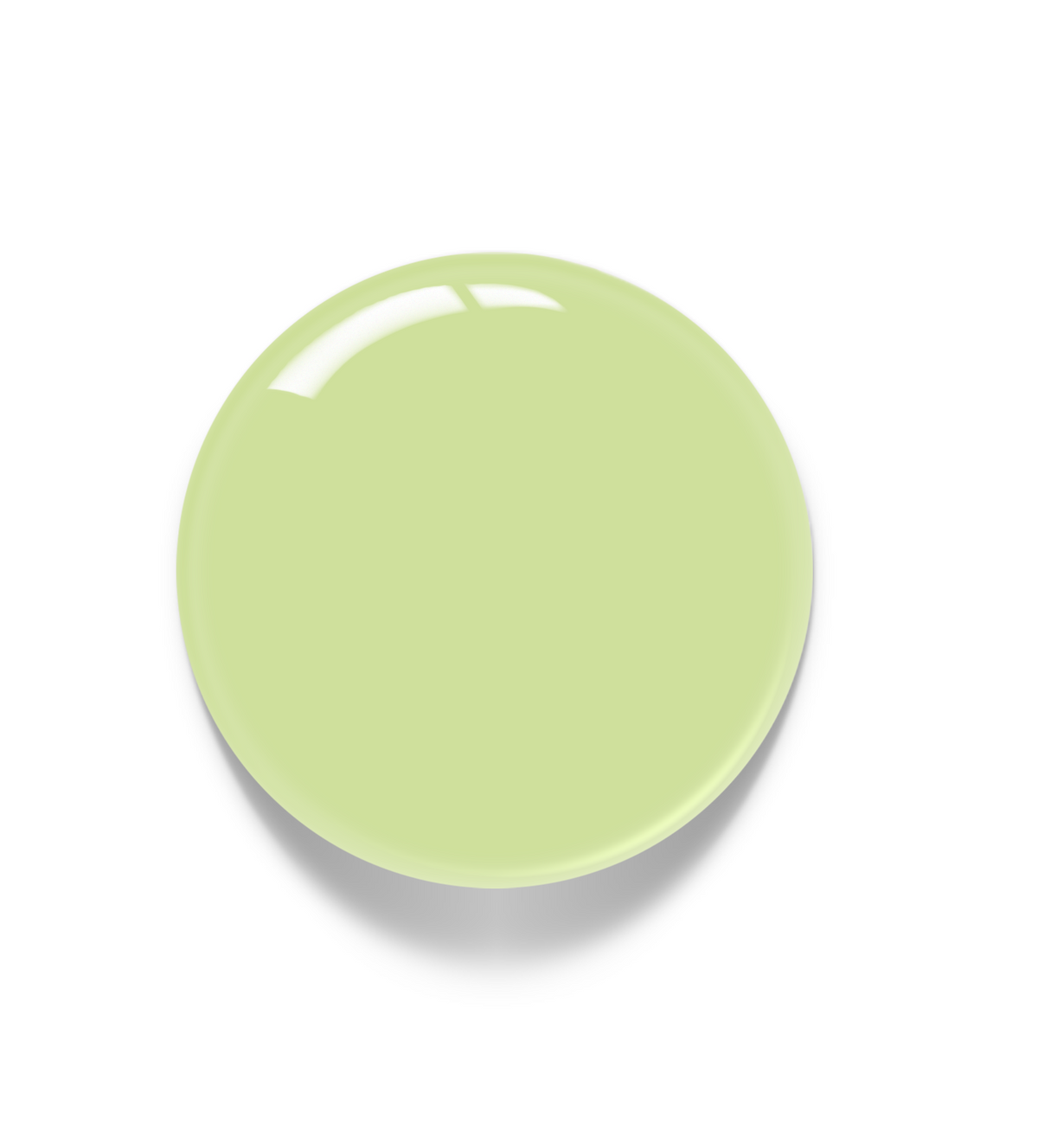 Akzentz Luxio Glow large round gel color swatch