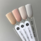 Akzentz Luxio Hush gel color and finish