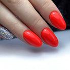 Akzentz Luxio Smoulder gel polish shown on manicured nails