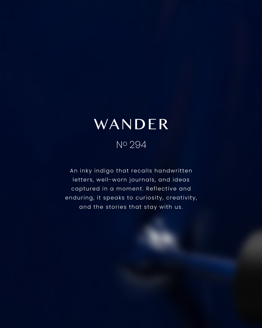 Akzentz Luxio Wander No. 294 shade description card