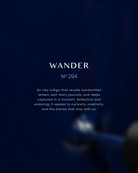 Akzentz Luxio Wander No. 294 shade description card