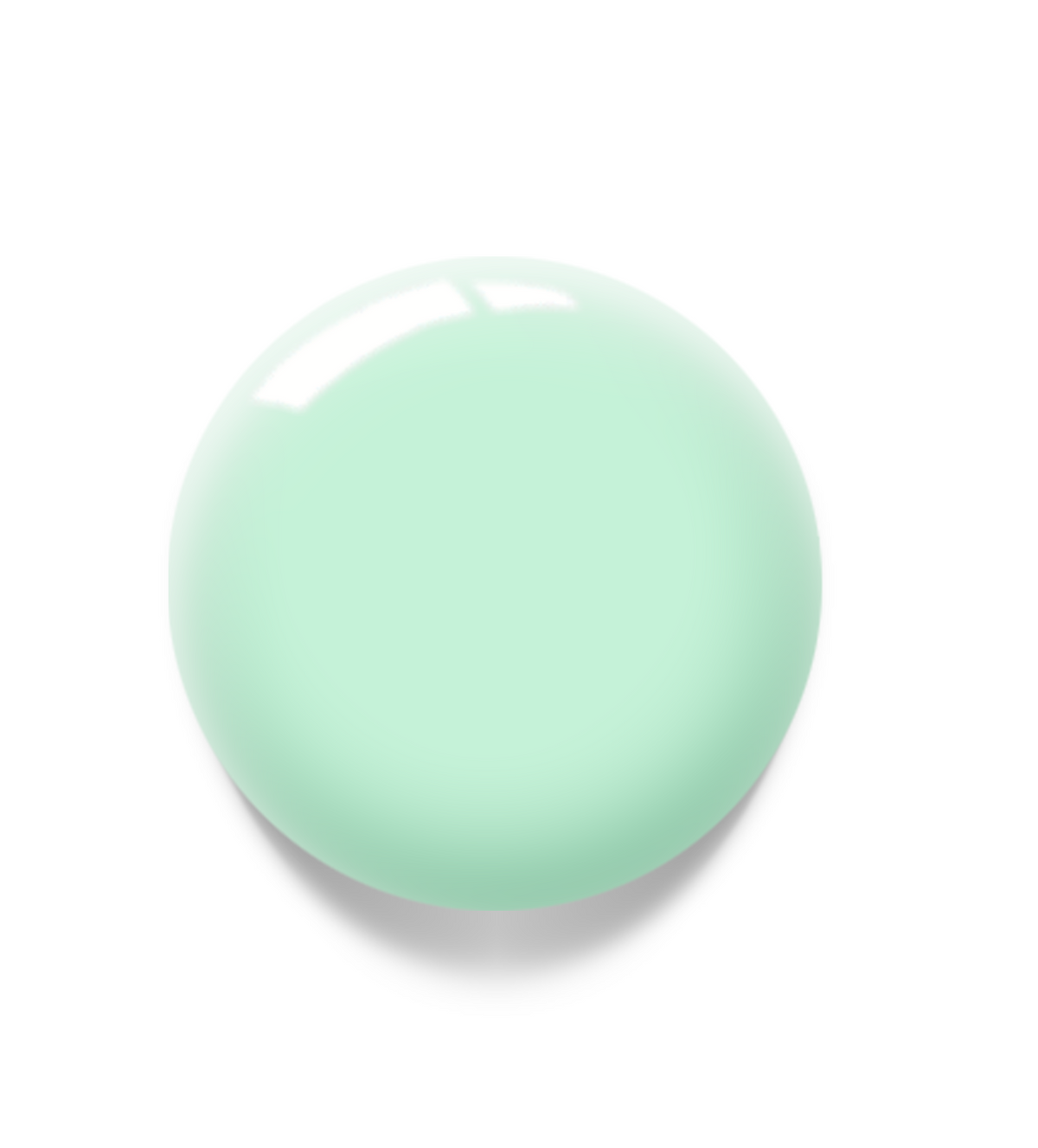 Akzentz Luxio Wink large round gel color swatch