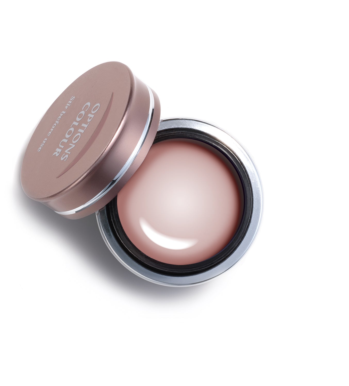Akzentz Options Bashful Pink gel in open jar