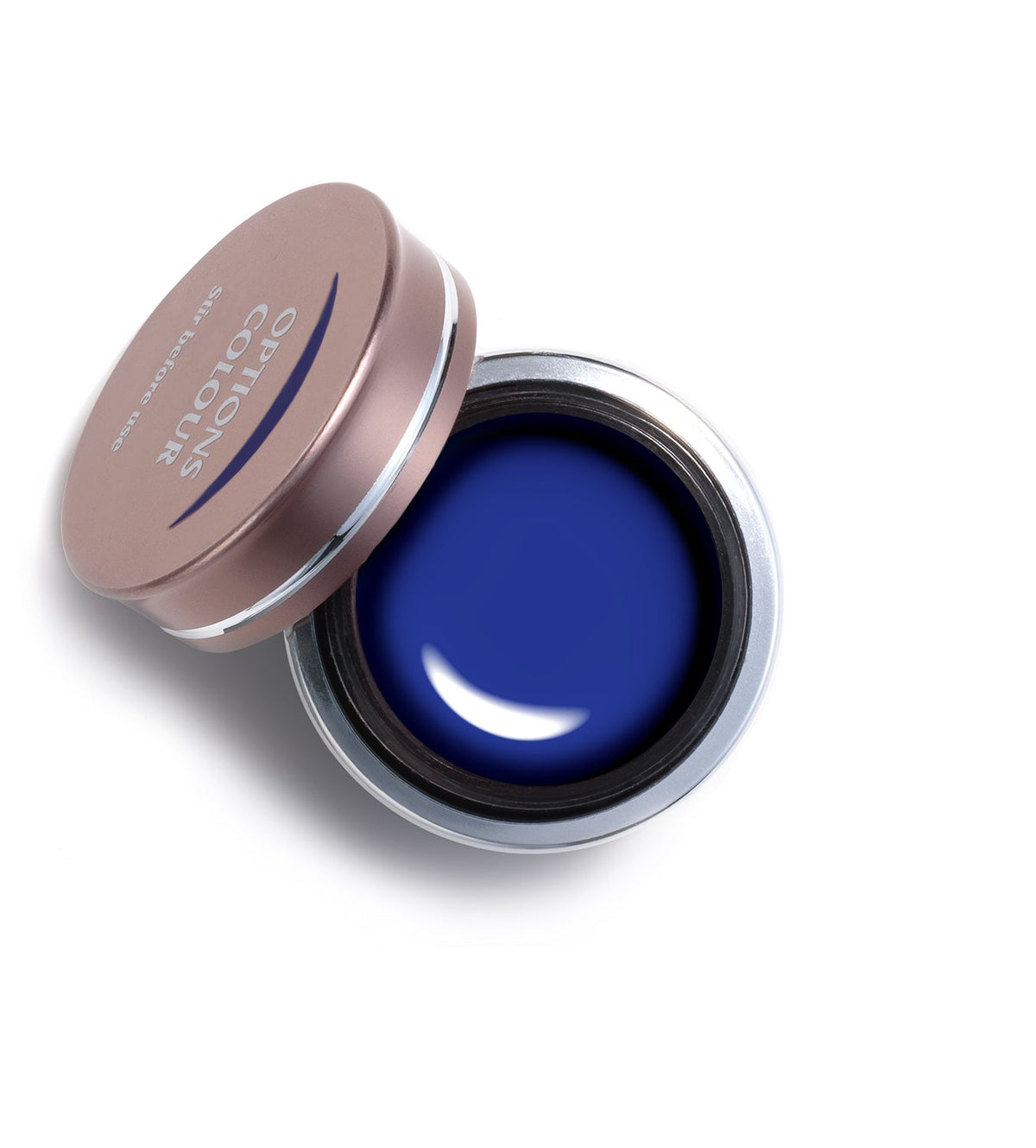 Akzentz Options Cobalt Blue gel in open jar