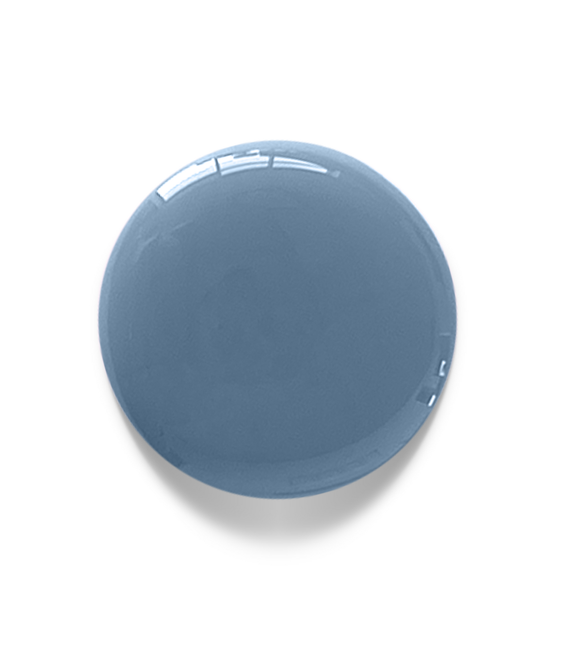Fuji Mist grey-blue syrup gel color swatch