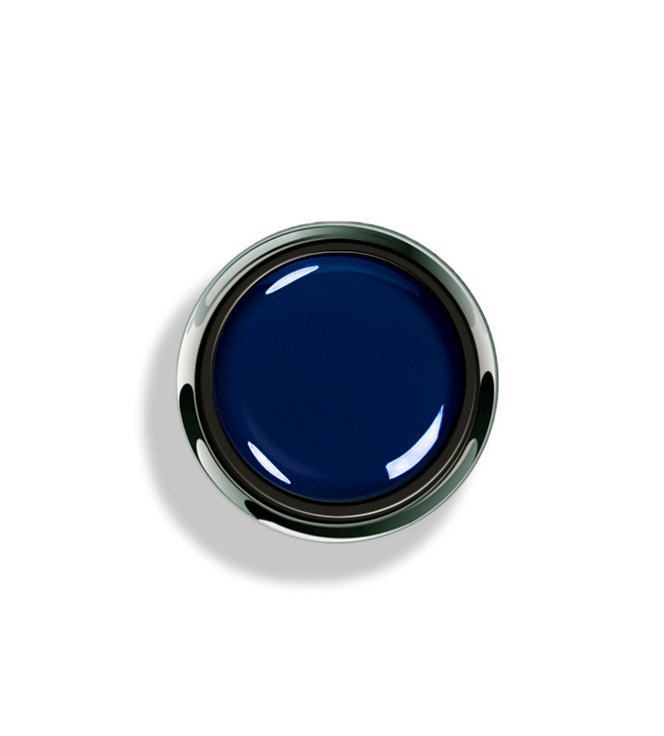 Akzentz Options Gel Art Navy Blue gel in open jar
