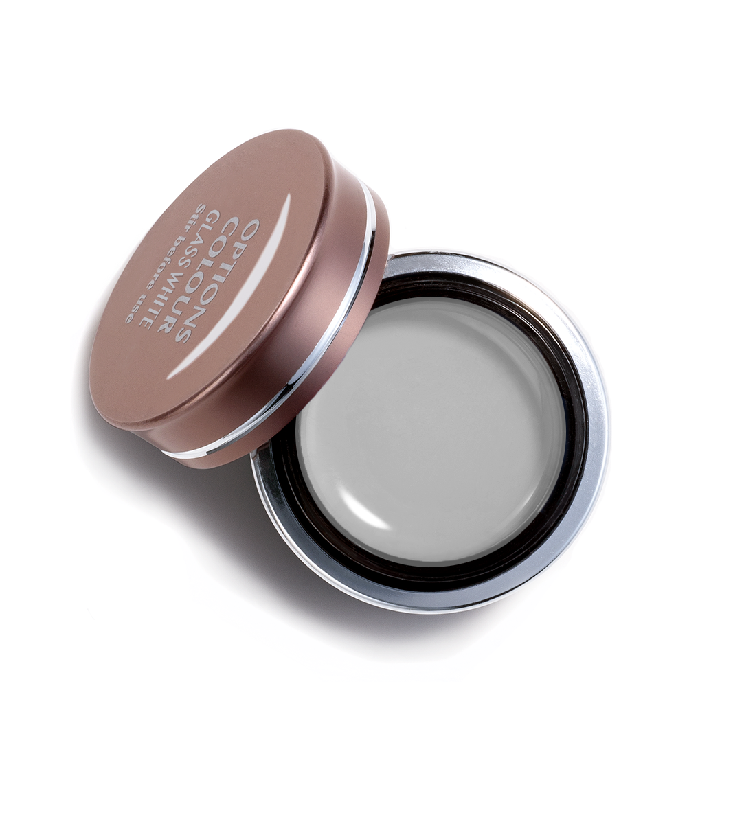 Akzentz Options Glass White gel in open jar