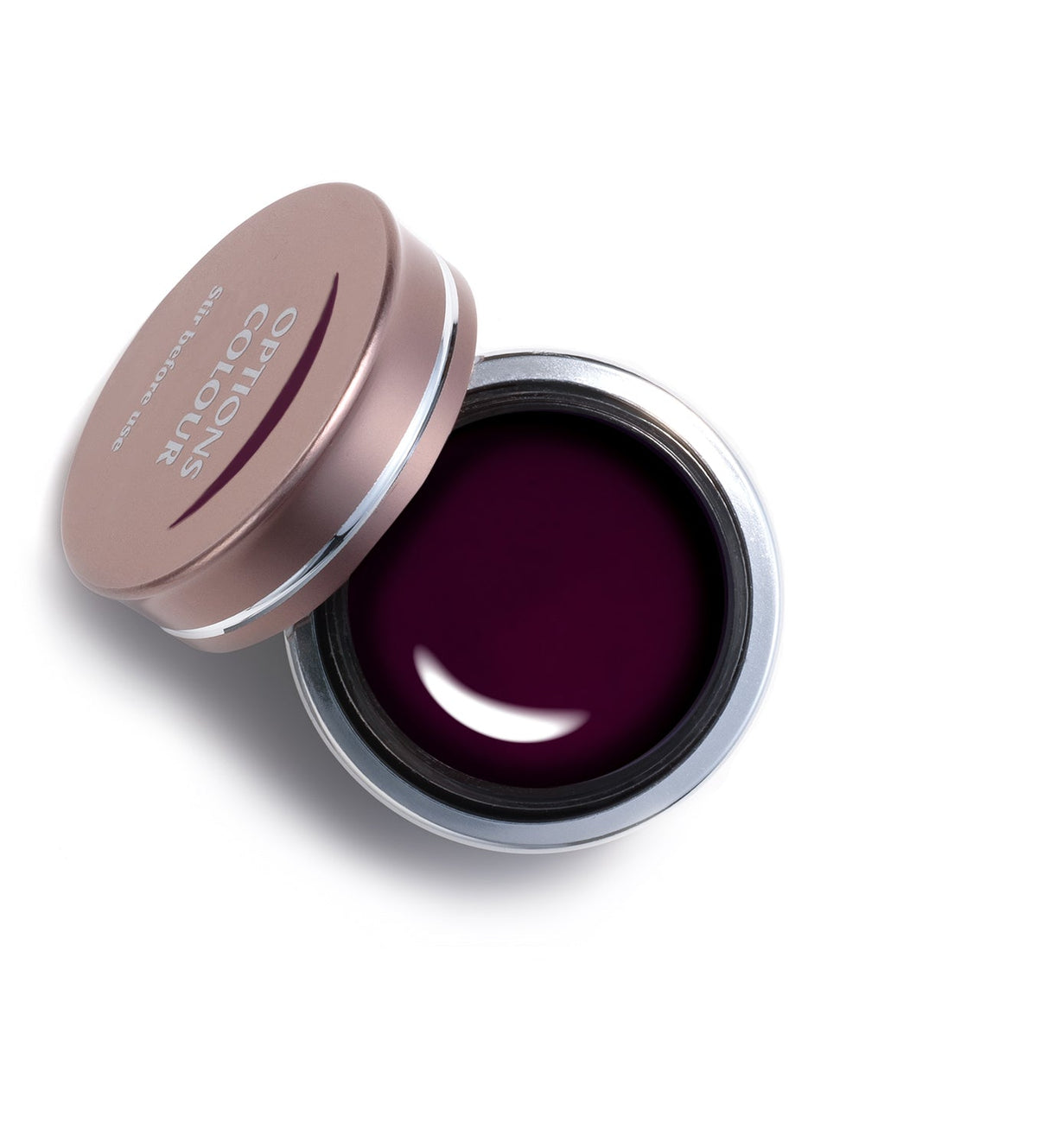 Akzentz Options Merlot gel in open jar