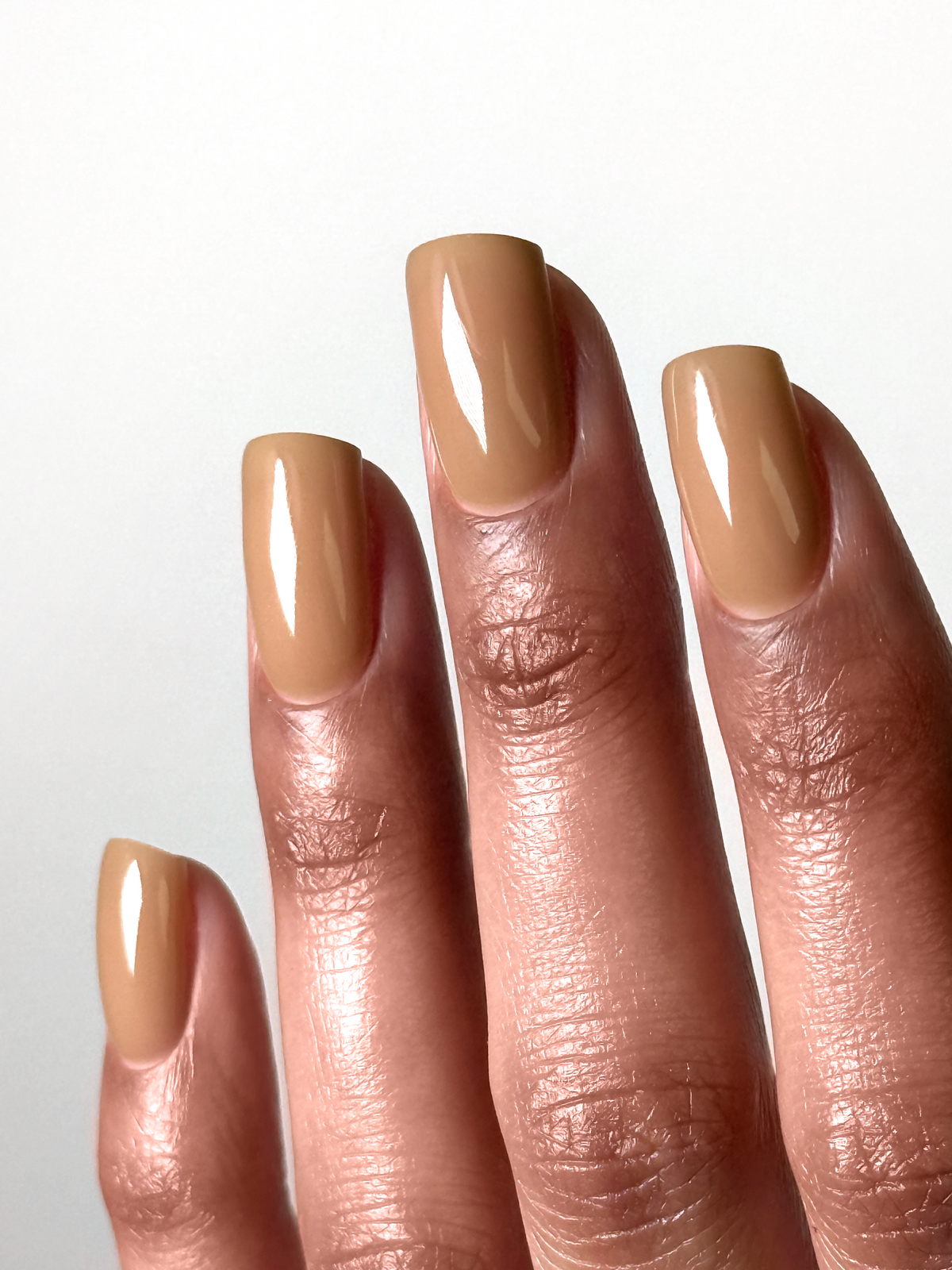 Miso Glaze syrup gel manicure on natural nails