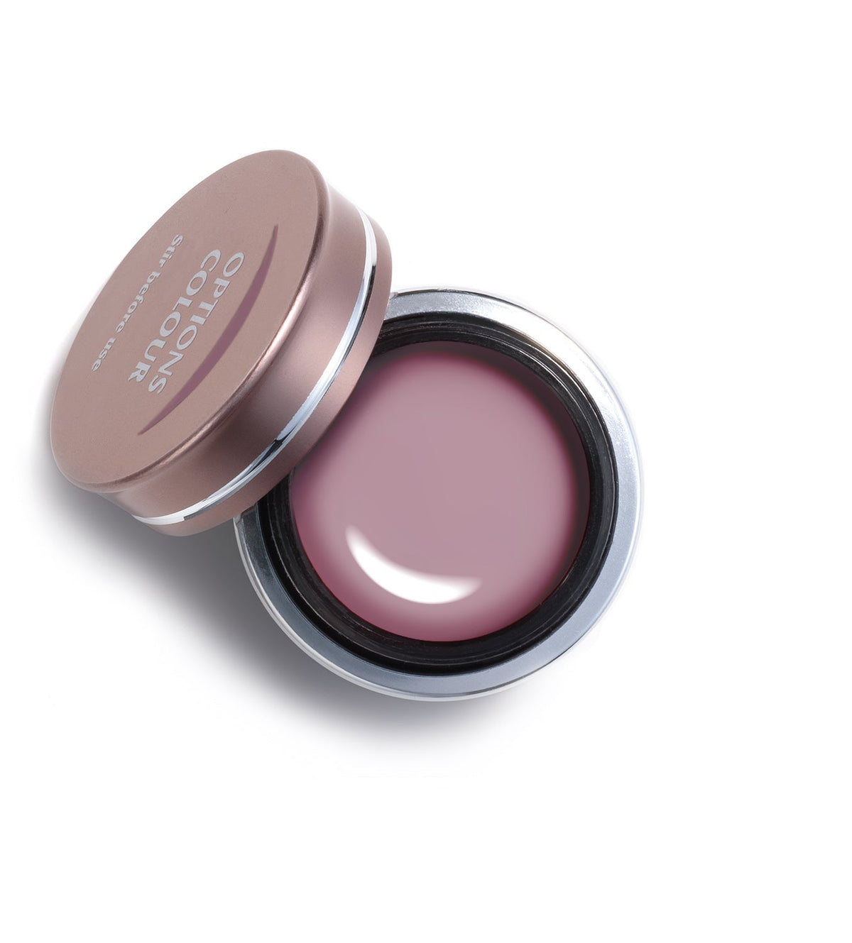 Akzentz Options Mod Mauve gel in open jar