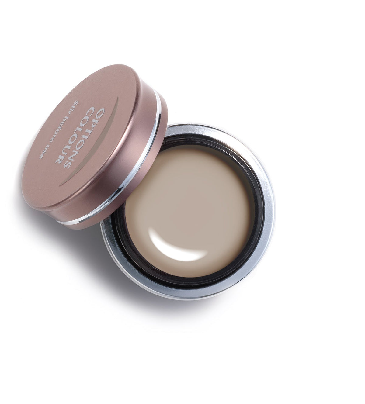 Akzentz Options Smokey Taupe gel in open jar