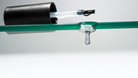 Akzentz Prescription Base X-Bond gel brush and drop on glass shelf