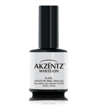 Akzentz White-On 15ml white gel bottle