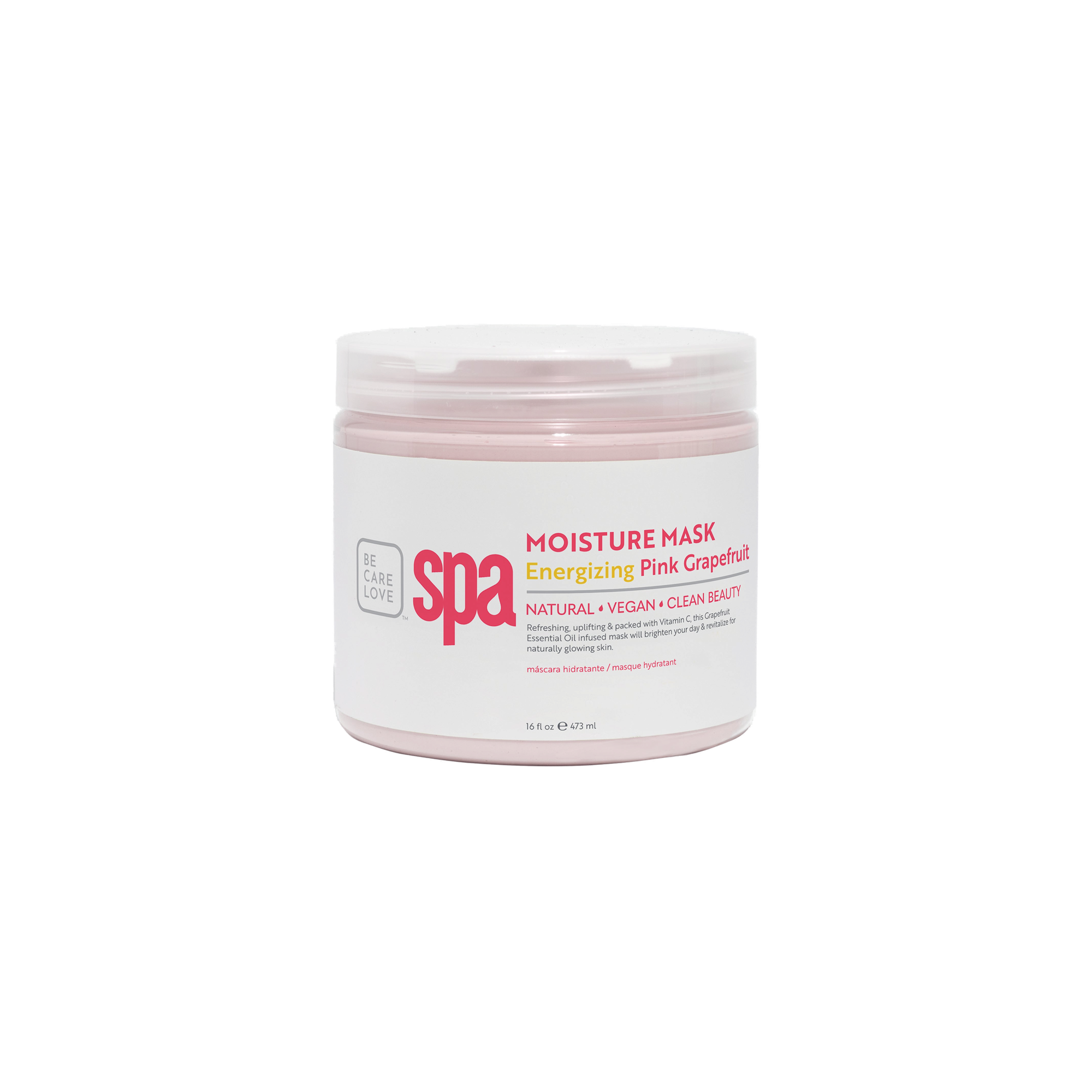 BCL Energizing Pink Grapefruit Moisture Mask 16 oz moisture mask container