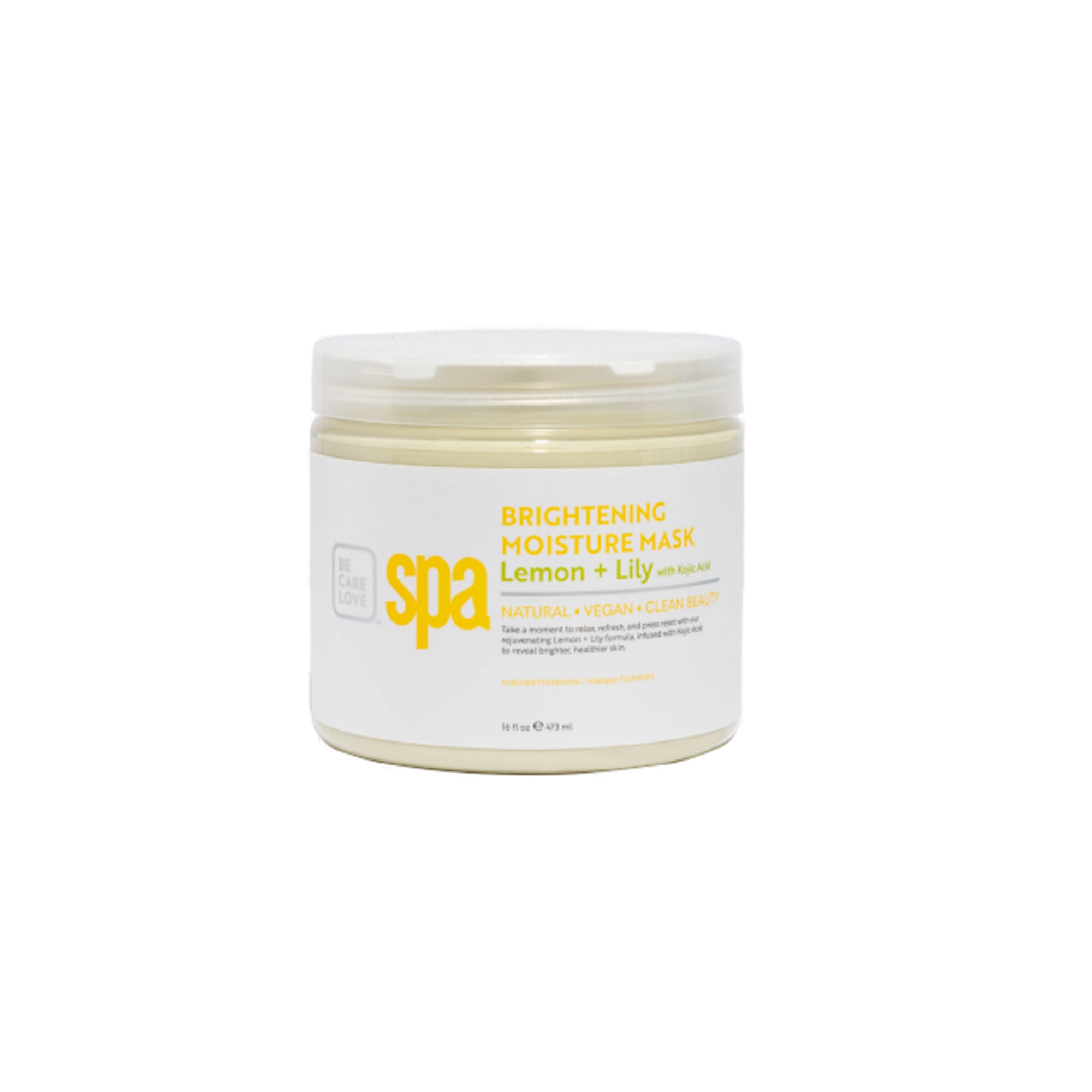 BCL Lemon & Lily Moisture Mask 16 oz moisture mask container