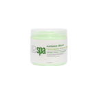 BCL Lemongrass & Green Tea Massage Cream 16 oz massage cream container