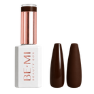 BEMI Beauty Box Creami Amber F06 - 15ml gel polish bottle and colour swatches