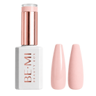 BEMI Beauty Box Creami Malibu O25 - 15ml gel polish bottle and colour swatches