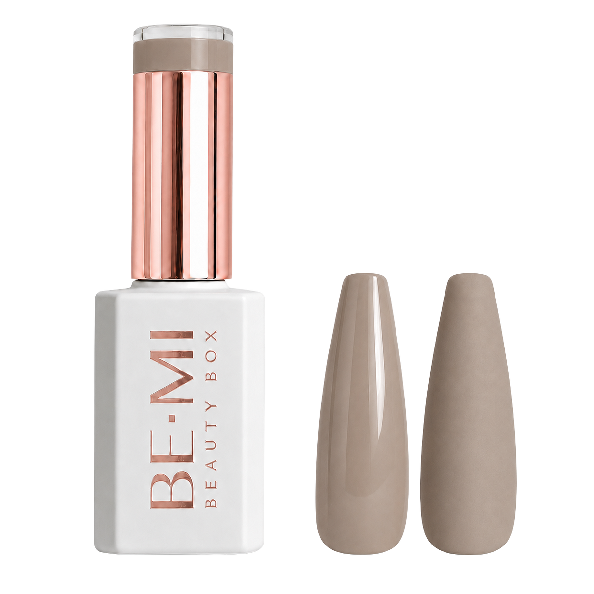 BEMI Beauty Box Creami Nudity N03 15ml gel polish bottle and colour swatches