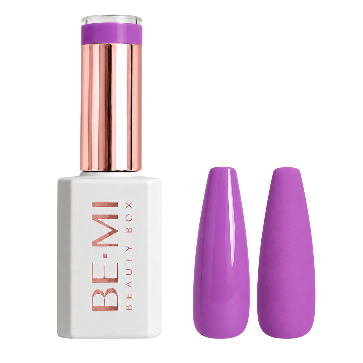 BEMI Beauty Box Creami Sunkissed O02 15ml gel polish bottle and colour swatches