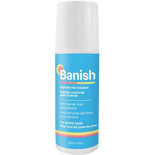 Banish ingrown Hair Treatment Roll On roll-on treatment bottle