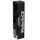 Back and side packaging of RefectoCil Pure Black No. 1 lash and brow tint