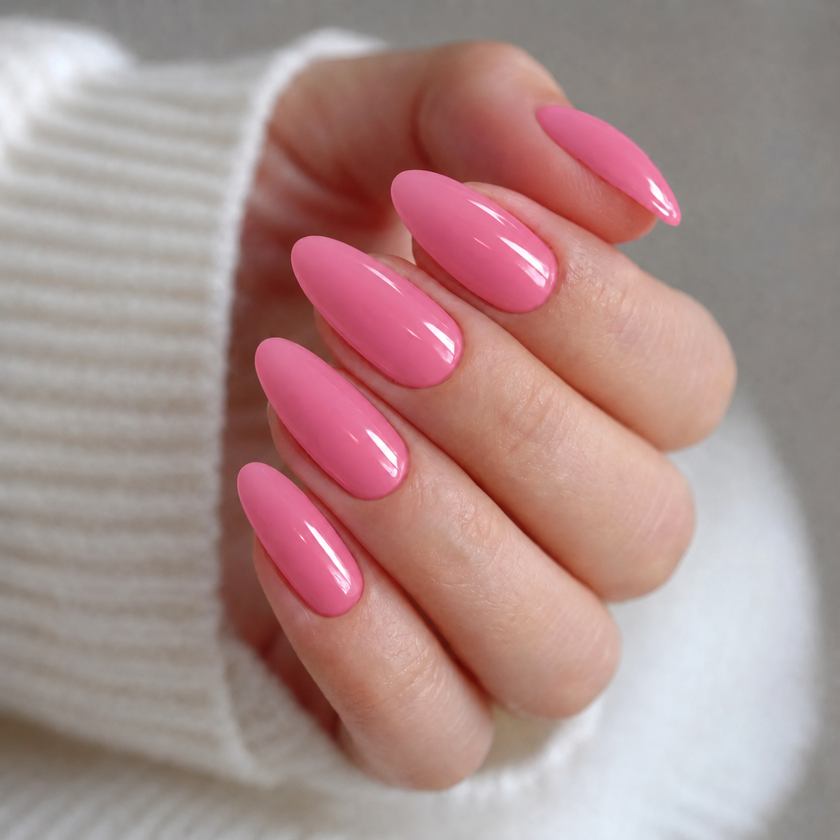 BEMI Creami CR102 Soft Launch 15ml color shown on manicured nails