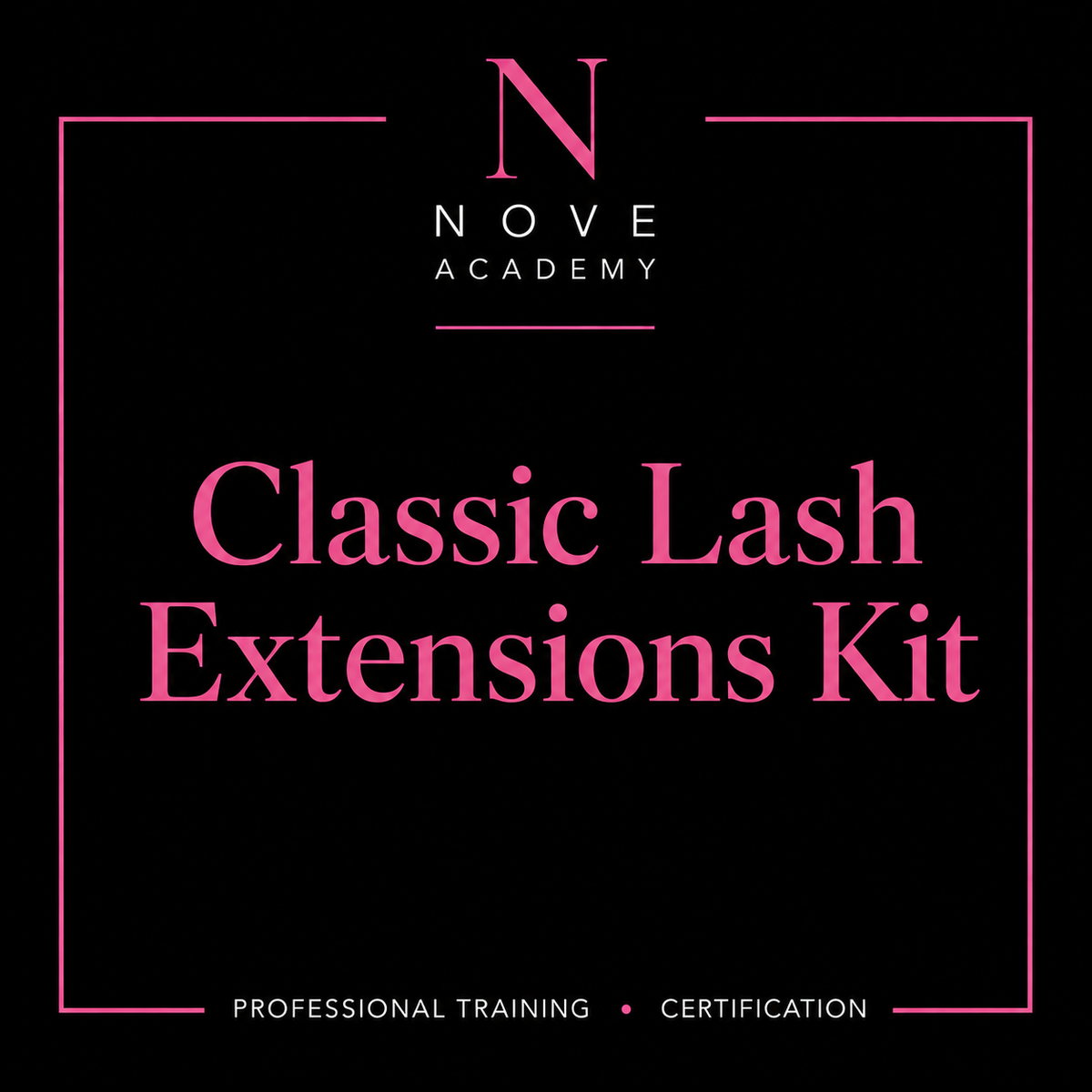 Classic Lash Extensions Kit professional training kit contents
