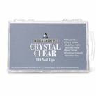 Lauren Amoresse crystal clear nail tips packaging on a white background