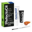RefectoCil NEW Solo Kit Pure Black with tint, oxidant, brush, and application dish