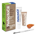 RefectoCil NEW Solo Kit Light Brown with tint, oxidant, brush, and application dish
