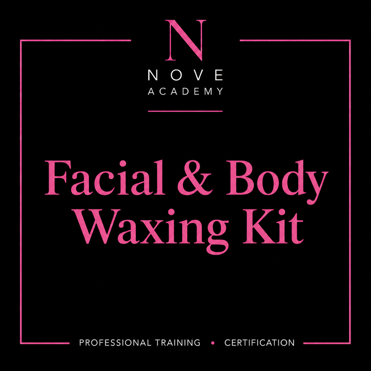 Facial & Body Waxing Kit professional training kit contents