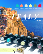 Gel bottles with a scenic view of Italy and Roselisa branding.