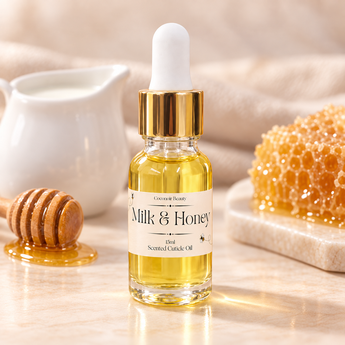 Coconoir Beauty Milk & Honey Cuticle Oil 15ml