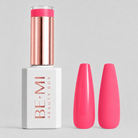 BEMI Beauty Box Creami Sunkissed O04 15ml gel polish bottle and colour swatches