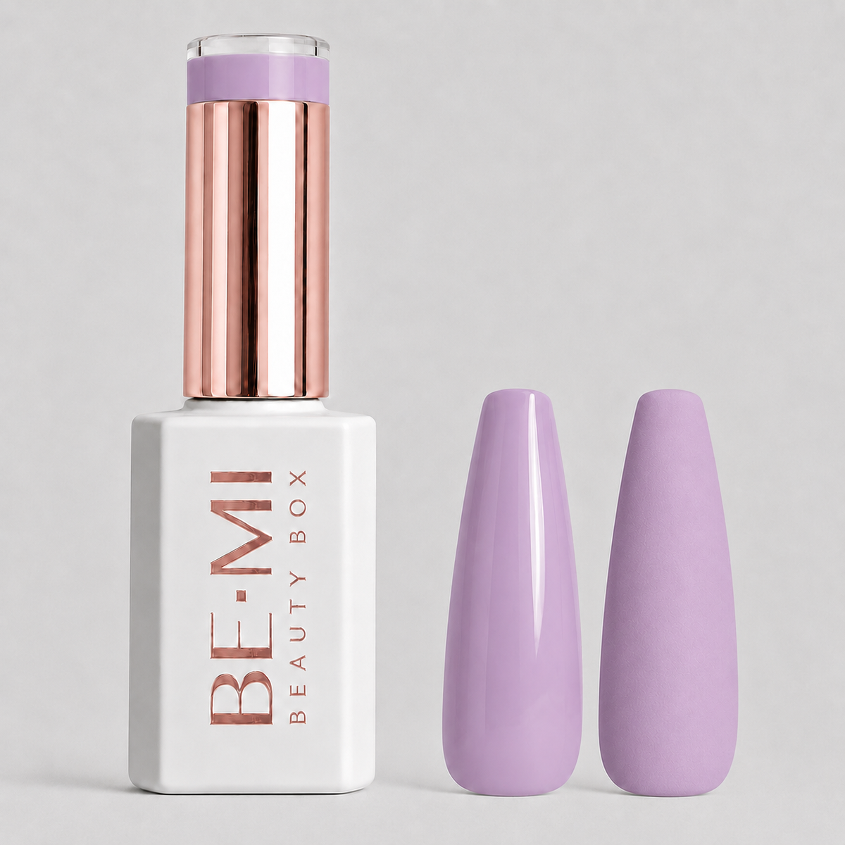 BEMI Beauty Box Creami Mod Mode 020 15ml gel polish bottle and colour swatches