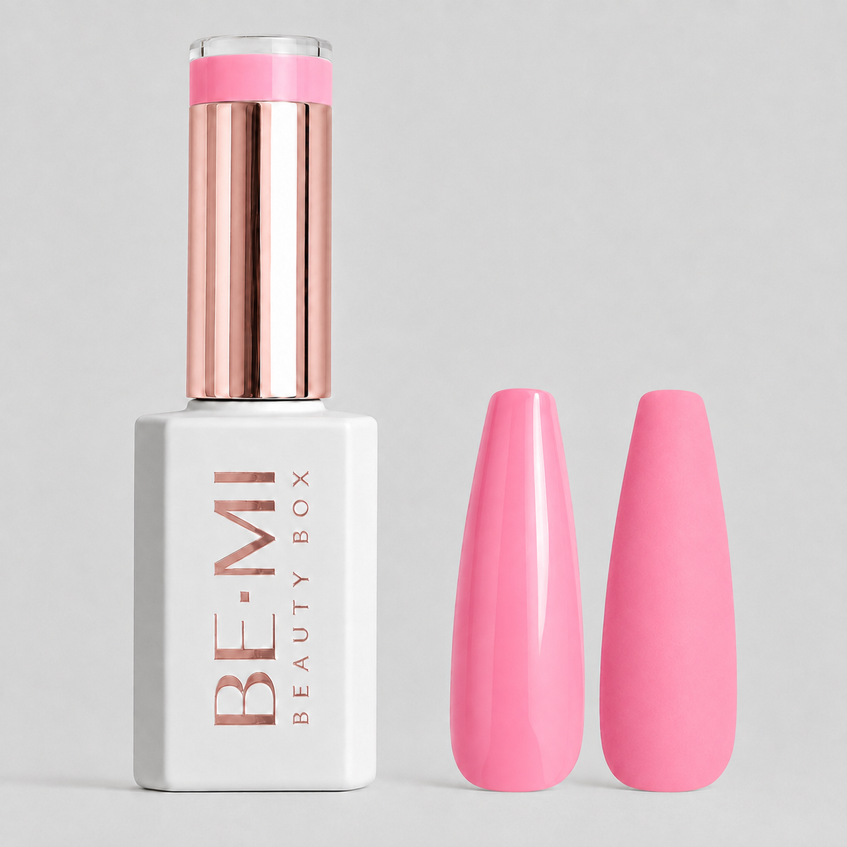 BEMI Beauty Box Creami Mod Mode 023 15ml gel polish bottle and colour swatches
