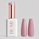 BEMI Beauty Box Creami Wanderlust P01 15ml gel polish bottle and colour swatches