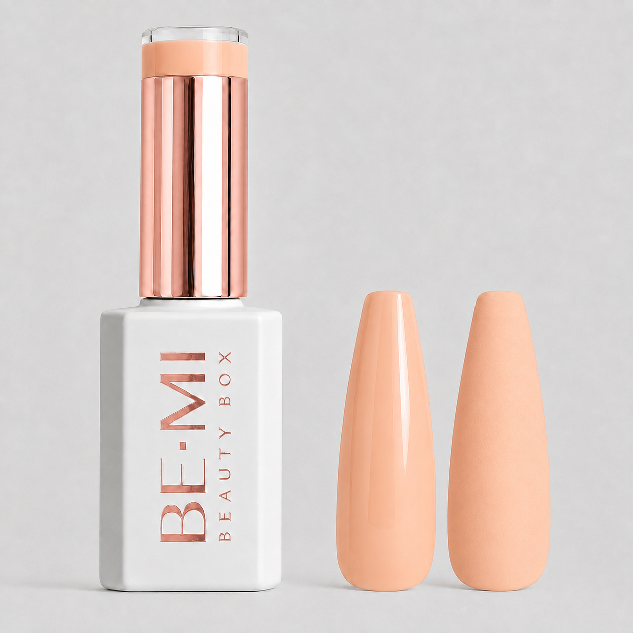 BEMI Beauty Box Creami Wanderlust P03 15ml gel polish bottle and colour swatches