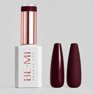BEMI Beauty Box Creami Scarlet R5 15ml gel polish bottle and colour swatches