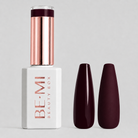 BEMI Beauty Box Creami Scarlet R6 15ml gel polish bottle and colour swatches